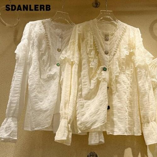 Женские шифоновые рубашки SDANLERB China At AliExpress