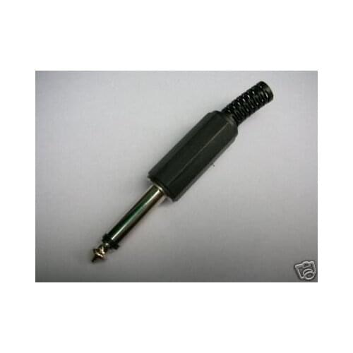 TS 1/4" Male Mono Pedal Patch Cable Plug Connector MP