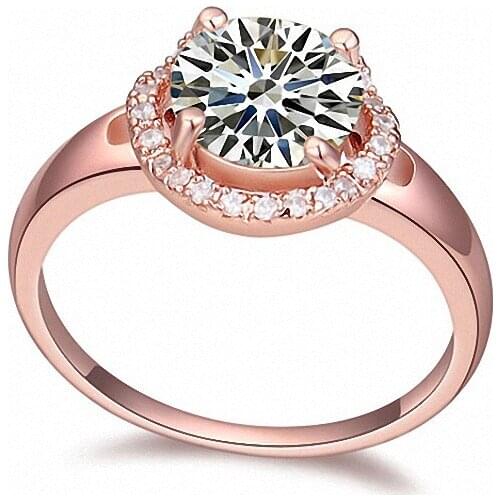 TRACYSWING Real Austrian Crystals Brand AAA Zirconia Micro Inlays Fashion Ring for women New Geometric Th-112634