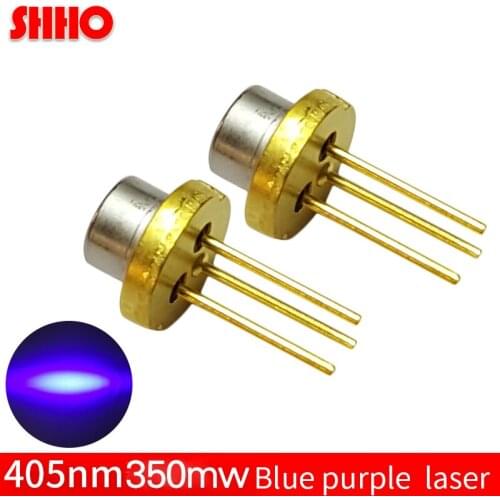 High quality laser semiconductor TO18/diameter 5.6mm 405nm 350mw blue violet laser diode high power laser emitter head
