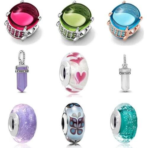 Hot Sale 925 Sterling Silver 2021 granduation mom diy Charm Fit Original Pandora Bracelet Making Fashion DIY Jewelry For Women