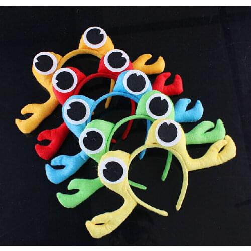 30pcs/lot Kids Costumes Party Plush Crabs Headdress Headbands Halloween Birthday Decorations Take-home Favors Kids Toys