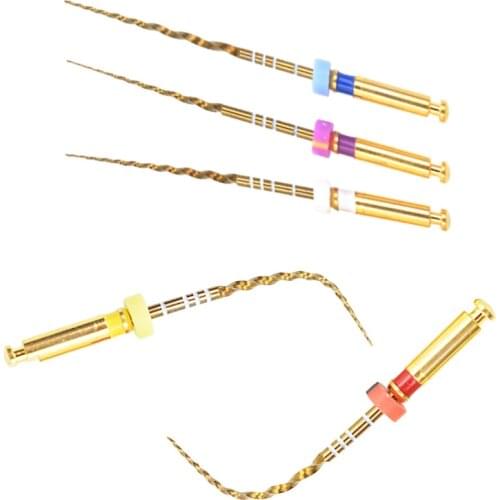 5 boxes Dental instrument super files GOLD files endo rotary files golden dondontic root canal NITI dentist tool