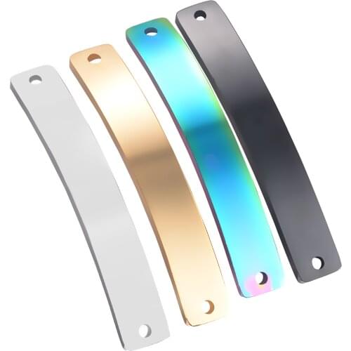 5Pcs Military Army ID Wholesale 4 Colors Blank Stainless steel Pendant Necklace Dog Tags Mirror Polished Jewelry