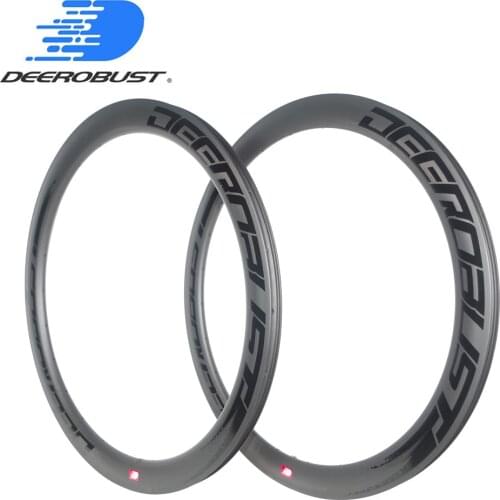 700c 50mm x 25mm Carbon Bicycle Rims UD Matte Asymmetric Tubeless Clincher Road Disc Bike Rim CX Cross Country 24 28 32 holes