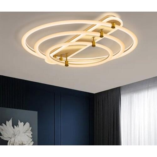 Acrylic Round Living room Lamp Creative Personality Ceiling Lamp LED Fashion Bedroom Lamp Study Lamp Restaurant Lighting