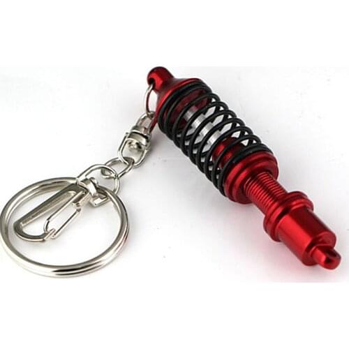 Car Auto Tuning Parts Key Chain Shock Absorber Keychain Keyring Spring Shock Absorber B99