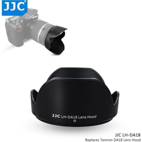JJC Lens Hood For Tamron 18-250mm f/3.5-6.3 Di-II LD 18-270mm f/3.5-6.3 Di-II VC PZD Lens (Model A18 B008) replaces TAMRON DA18