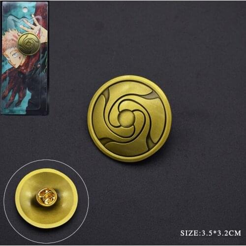 Jujutsu Kaisen Pin Metal Badge Pins Button Anime Brooch Chest Ornament Clothing Cosplay Itabag Collection