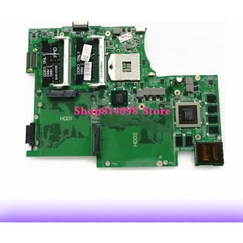 CN-0YW4W5 0YW4W5 YW4W5 DAGM7MB1AE1 FIT FOR DELL 17 L702X Laptop motherboard HM67 GT 555M N12E-GE-B-A1 MainBoard 100% Tested