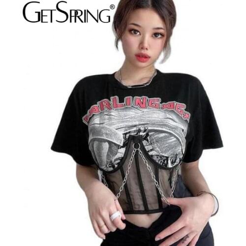 Женские хлопковые футболки Getspring China At AliExpress
