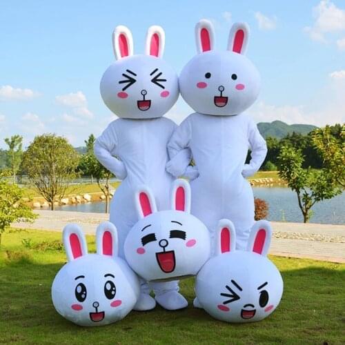 Giant White Rabbit Easter Bunny Stuffed Plush Toys for Adult Kids Family Home Easter Party Decoration Office Ornament