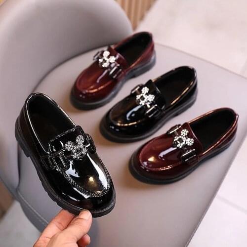 High Quality Fashion Diamond Micky Children Casual Shoes Solid Pure Girls Shoes Sneakers Elegant Four Season Kids Toddlers