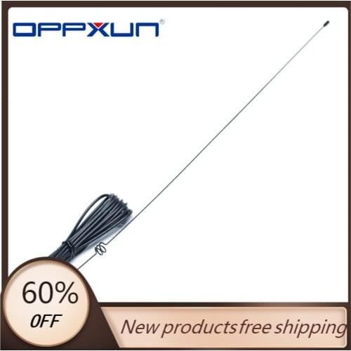 OPPXUN UT108 SMA Male Car Mobile Magnet Antenna FHRG For Yaesu VX-1R/2R/3R/LT-6100Puls