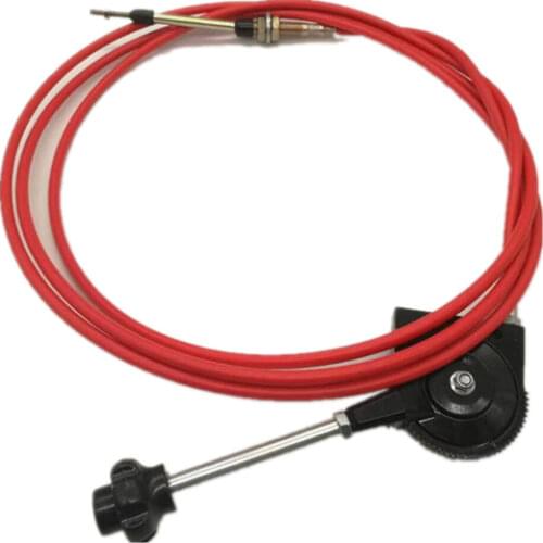 Excavator manual accelerator cable controller, automobile manual accelerator cable refitted from 2m to 6m