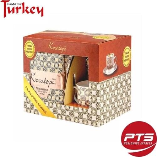 Turkish Ottoman Luxury 500 g Coffee and Free Gift Cup Saucer Set Best for Home Decor Porcelain Fast & Free Shipping From Turkey