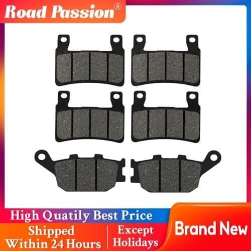Road Passion Motorcycle Front and Rear Brake Pads For Honda CBR600 CBR900RR VTR1000SP CB1300S CBR929RR CBR954RR RVT1000