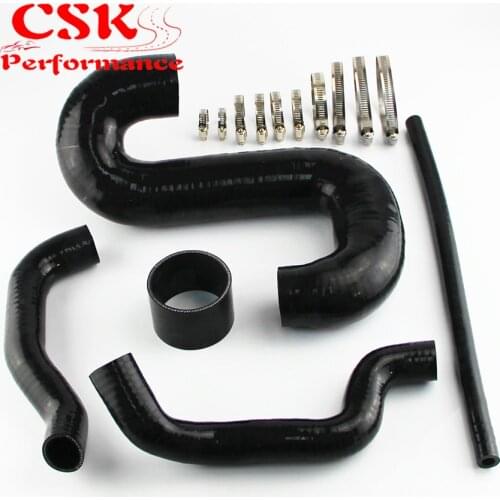 Top-Mount Intercooler Hose / Silicone Hose Kit For Subaru WRX & STI 02-07 Blue / Black / Red