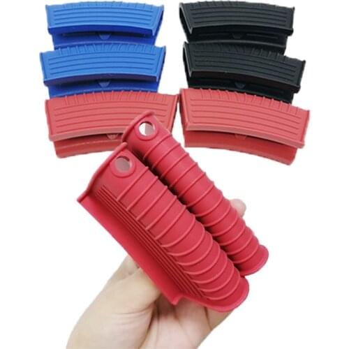 Silicone Anti Scalding Pan Clip Handle Cover Pan Shovel Clip Anti-Scalding Heat Soup Pot Fixed Clip Cooking
