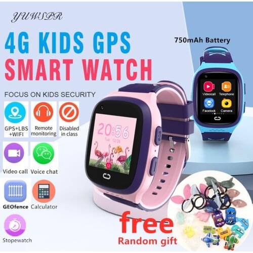 4G Smart Children Watch Waterproof GPS WIFI LBS Location Tracker Card Smart Phone Watch Remote Camera Pedometer Boy Girl LT31