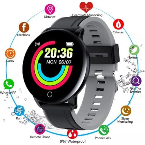 119S New Smart Watch Men Women Full Touch Screen Sport Fitness Watch Waterproof Bluetooth-compatible For Android Ios Smartwatch
