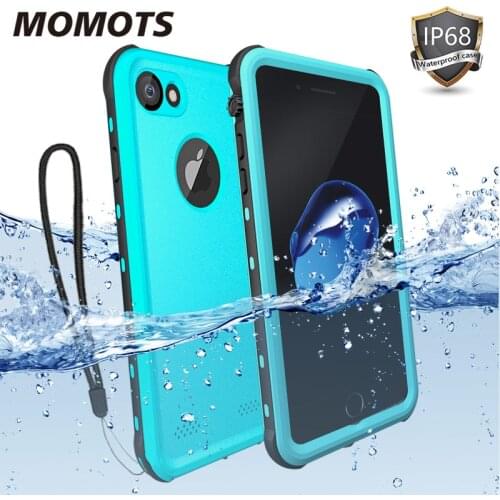 Waterproof Shockproof Case for iPhone 7 8 6S Plus 360 Full Cover for iPhone 8 6 7 Plus Screen Protector Case