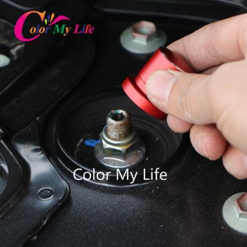 Car Shock Absorber Screw Cap Protective Nut Cover for Mitsubishi ASX Outlander Evolution Pajero Eclipse Aluminium Accessories