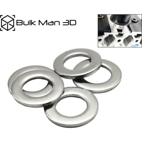 1000pcs/lot T2*5*15mm Slot Flat Washer Precise Shims for V-slot Aluminum Profile