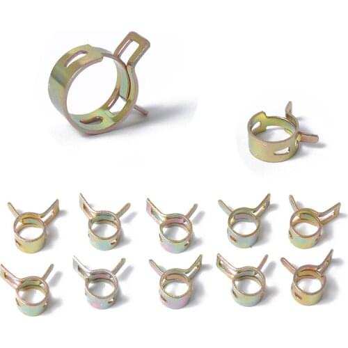 145pc Car Spring Clip Fuel Line Hose Clip Water Pipe Air Tube Clamp Fastener 6-20mm Inner Diameter