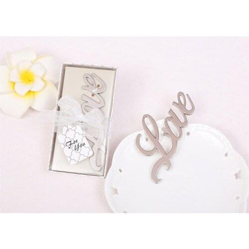 50pcs Metal Beer LOVE Bottle Opener Openers personalized for Decoration wedding bar party gift