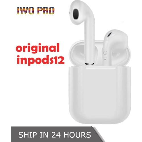 Wireless Headset inPods 12 TWS Touch Key Bluetooth 5.0 Sport Earphone Stereo For Xiaomi Huawei Samsung Smart Phone