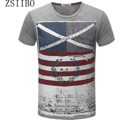 ZSIIBO TX82 shipping full tracking Tops Tees Short Sleeve t shirt Man,Mens T-shirt mens brand fashion round neck men T shirt