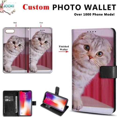 Vivo V17/V19 personal photo Leather Magnetic Flip Wallet Case Cover For vivo V19 Customize Your Photo Wallet Design Cover