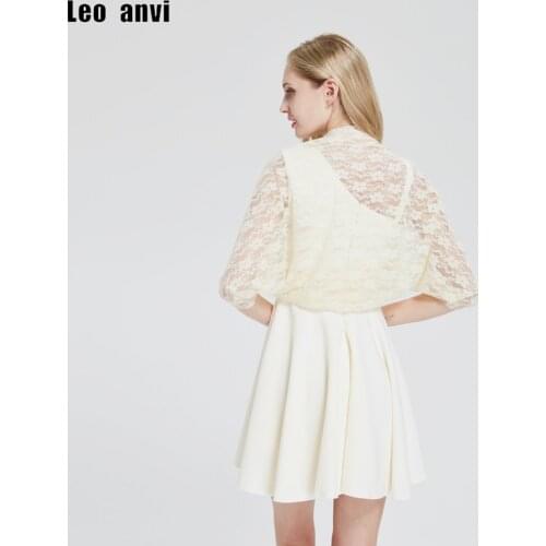 Leo anvi fashion design lace shrugs and boleros women scarves Wedding bride bridesmaid Shawl Wrap bufanda mujer poncho