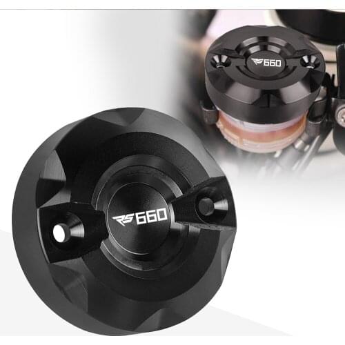 Motorcycle FOR Aprilia RS 660 RS660 660 Part CNC Motorcycle Aluminium Accessories Front Brake Fluid Reservoir Cap Cover 2021