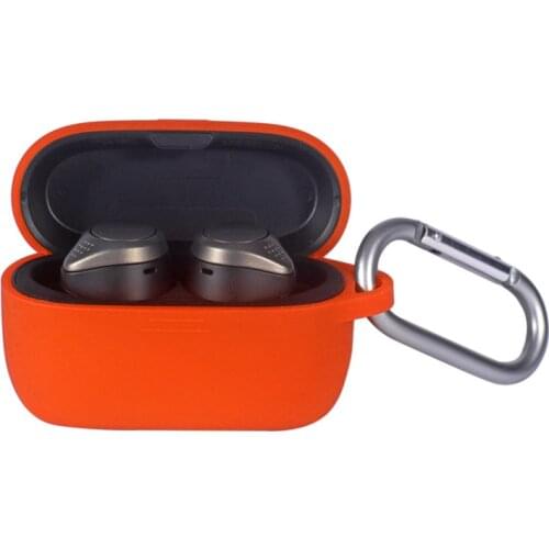 Soft Durable Complete Protection, Dustproof Shockproof Silicone Case Suitable For Jabra Elite 75t Headphone Case With Hook
