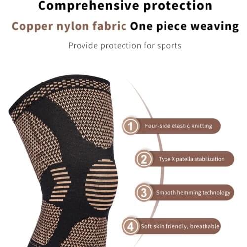 1PCS Nylon Sports Safety Knee Pad Support Running Cycling Bandage Basketball Elastic Brace Protector Fitness Arthritis Elbows