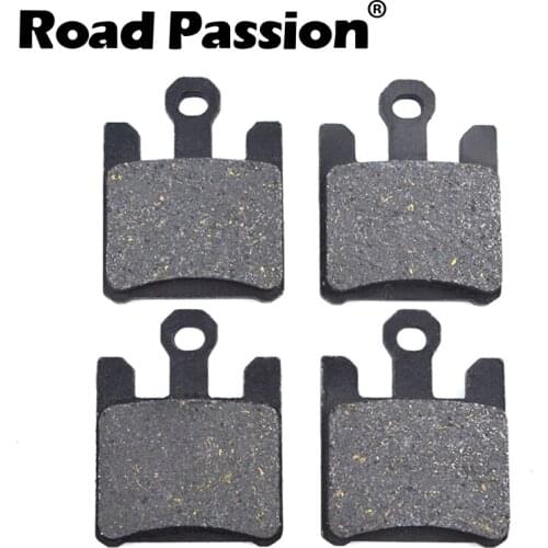 Road Passion Motorbike Front Brake Pads For KAWASAKI ZX 10 R ZX1000 C/D (2004-2007) ZX-12R ZX1200 B (2004-2006)
