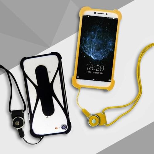 Silicone Case for Leagoo Z13 Z15 Smartphone Universal Bumper Rubber Cover for Lenovo A6 Note 6.09 inch Phone Holder