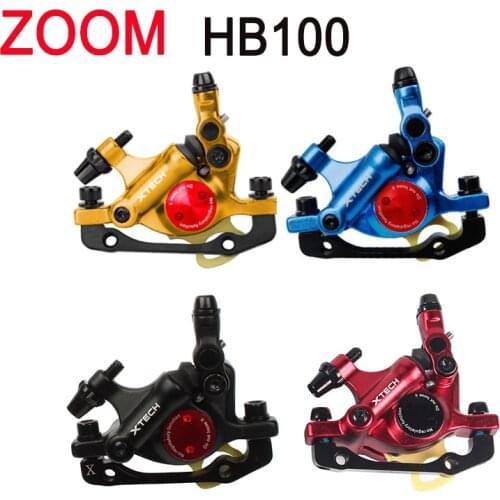 ZOOM XTECH HB100 MTB Front And Rear Hydraulic Disc Brake Calipers For Mountain Bike Bicycle 120/140/160/180MM MT200 M315