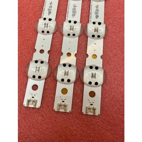 New 3 PCS 7LED 445mm LED Backlight Strip for LG 43UM7500PLA SSC_Y19_43UM75 SSC_Y19 Trident_43UM75_REV00_181029 EAV64592501