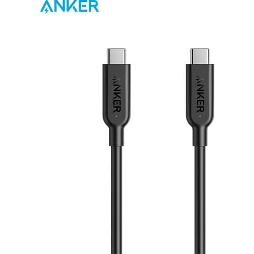 Anker Powerline II USB-C to USB-C 3.1 Gen 2 Cable (3ft) with Power Delivery,for Samsung Galaxy,Huawei Matebook MacBook Pixel etc