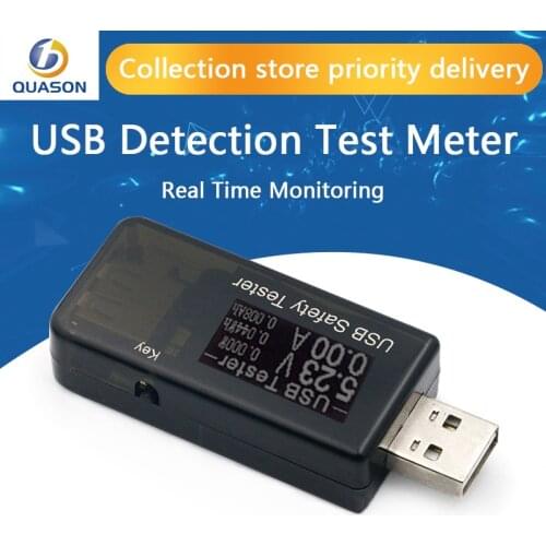 USB Current Voltage Capacity Power Detection Test Meter Instrument Mobile Phone Charger Power Safety Monitor Voltmeter Ammeter