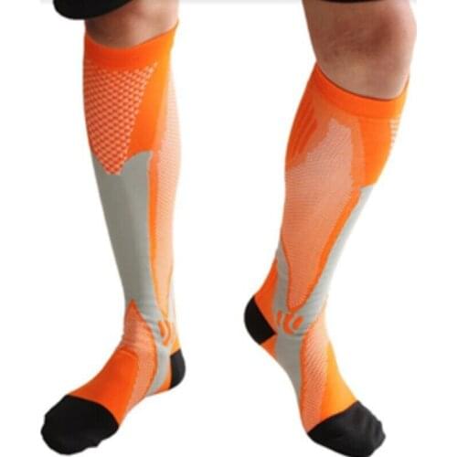 USHINE Unisex Running Gym Compression knee Socks High Support Socks Breathing Cycling Socer basketball Sports Socks