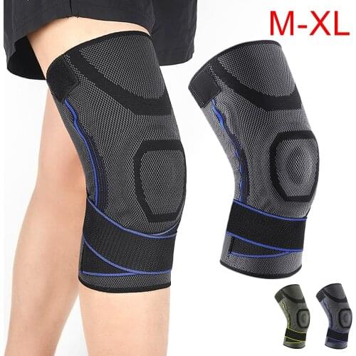 3D Silicone Sports Knee Brace Breathable Knee Support Cushion Protection Knee Sleeve for Running Jogging