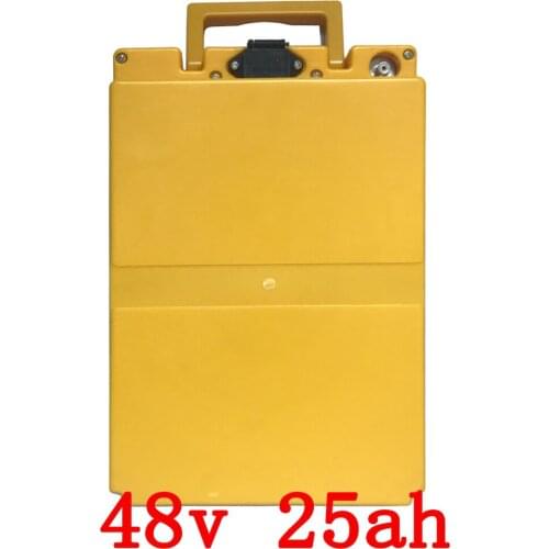 48v 1000w battery pack 48V 25AH lithium ion battery 48V 25AH electric bicycle battery with Waterproof case and 54.6V 2A charger