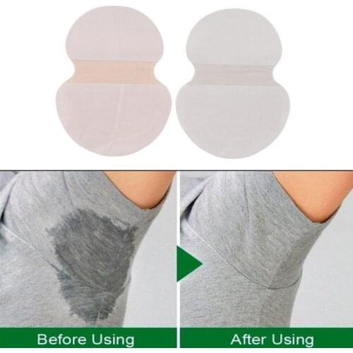 50Pcs Underarm Armpit Sweat Pads Sweat Free Armpit Protection for Men and Women Comfortable Non Visible Disposable