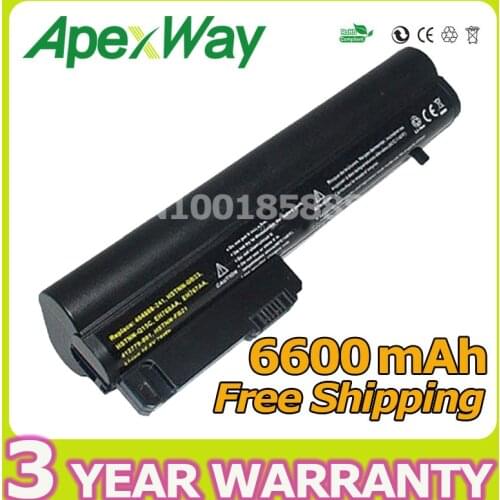 Apexway 6600mAh 9 Cell Battery for HP Business Notebook 2400 2510p NC2400 412779-001 2530p 2540p EH768AA HSTNN-FB21
