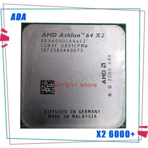 AMD Athlon 64 X2 6000+ 6000 3 GHz 89W Dual-Core CPU Processor ADA6000IAA6CZ Socket AM2