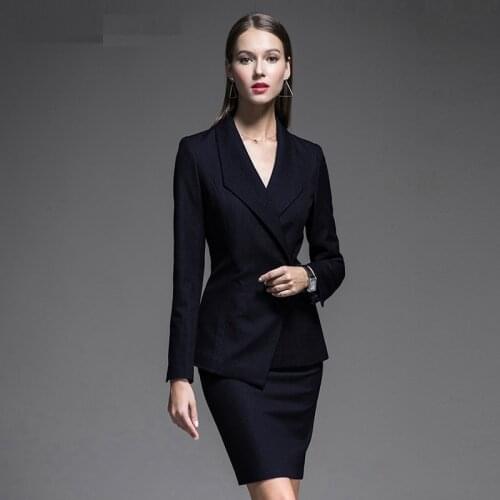Business Suits,Women Civility Formal Pant Suits 2018 New,Office Lady Suit Set,Interview Formal Workwear Clothes,F12
